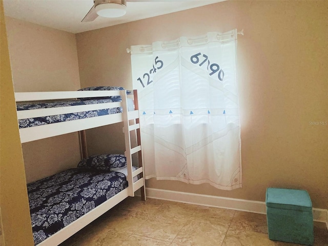 745 17th Ave, Vero Beach, FL 32962 - bedroom with baseboards and ceiling fan