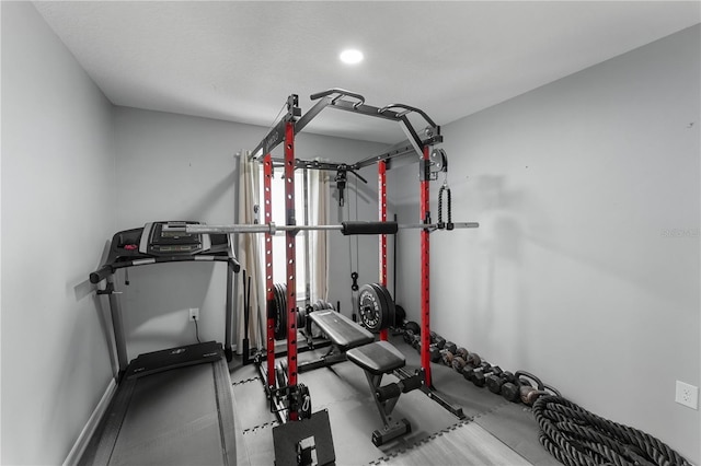 2461 Bulrush Dr, Saint Cloud, FL 34769 - exercise area with baseboards