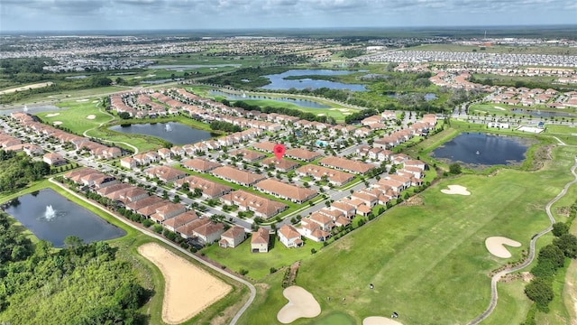 1064 Quaker Ridge Ln, Davenport, FL 33896 - view of property location with a large body of water, a local golf course, and nearby suburban area
