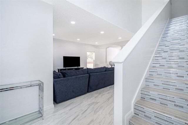 2503 Calla Lily Cv, Kissimmee, FL 34758 - stairs featuring recessed lighting