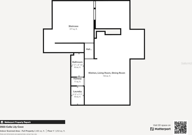 2503 Calla Lily Cv, Kissimmee, FL 34758 - property floor plan