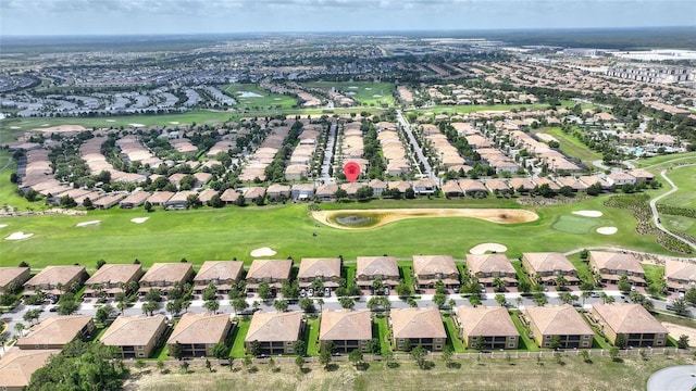 1353 Palmetto Dunes St, Davenport, FL 33836 - aerial view of property's location with nearby suburban area and a golf club