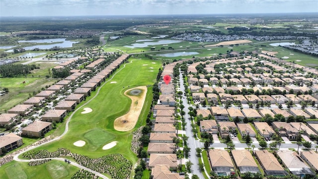1353 Palmetto Dunes St, Davenport, FL 33836 - aerial overview of property's location featuring nearby suburban area and a large body of water