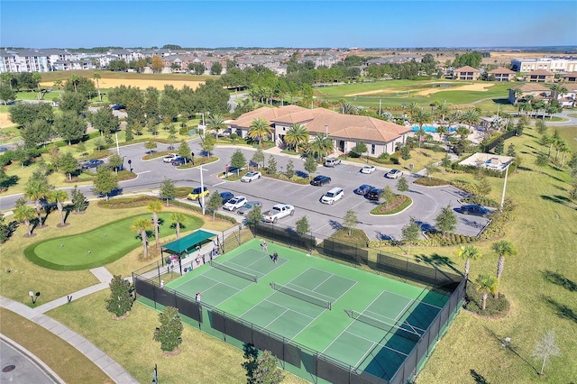 1353 Palmetto Dunes St, Davenport, FL 33836 - aerial perspective of suburban area featuring a golf course