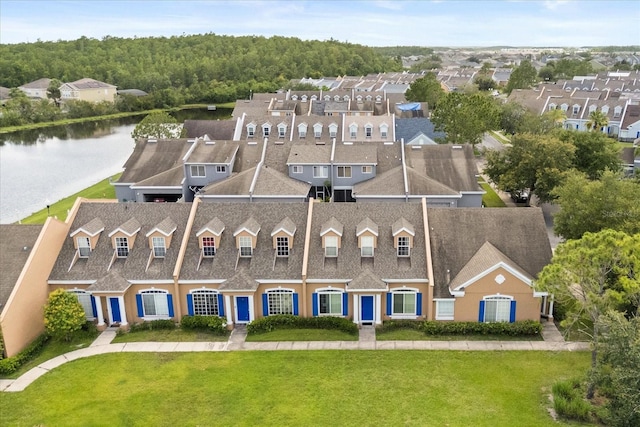 2050 Island Walk Dr, Orlando, FL 32824 - aerial perspective of suburban area with a large body of water