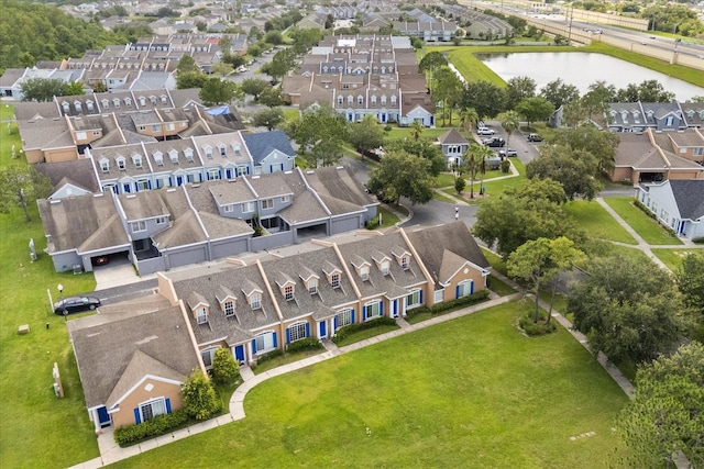 2050 Island Walk Dr, Orlando, FL 32824 - aerial perspective of suburban area with a large body of water