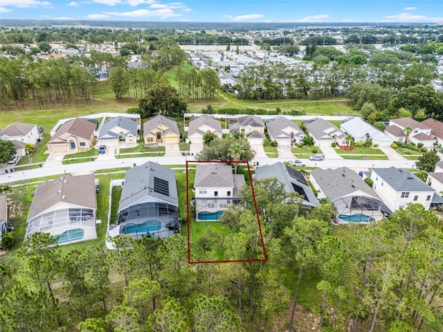909 Troon Cir, Davenport, FL 33897 - aerial view of residential area featuring property parcel outlined