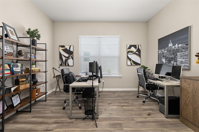 5133 Citrus Leaf Blvd, Winter Garden, FL 34787 - home office with light wood-style floors