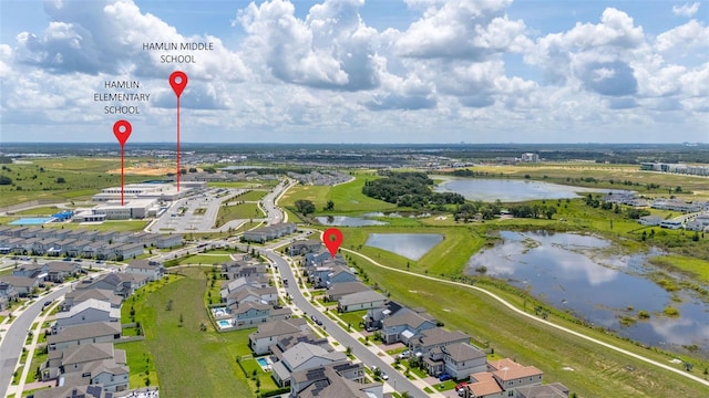 5133 Citrus Leaf Blvd, Winter Garden, FL 34787 - aerial perspective of suburban area with a nearby body of water