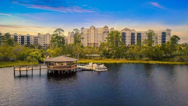 14501 Grove Resort Ave Unit 2534, Winter Garden, FL 34787 - water view featuring a gazebo
