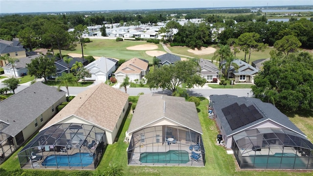 2649 Hemingway Ave, Haines City, FL 33844 - aerial view of residential area with a local golf course