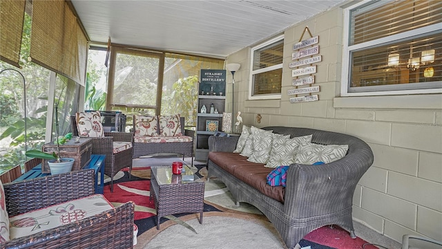 505 Oak Dr, Tavares, FL 32778 - sunroom / solarium with outdoor lounge area