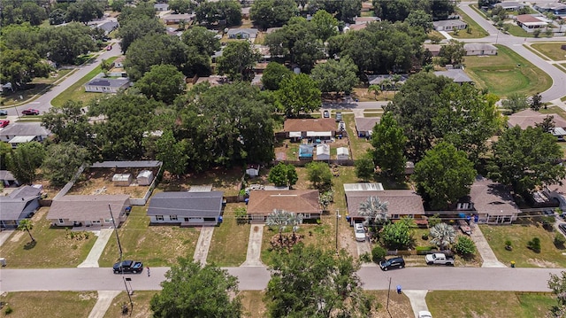 505 Oak Dr, Tavares, FL 32778 - aerial overview of property's location with nearby suburban area