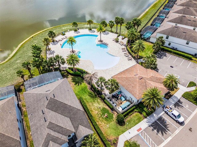 8897 Rhodes St, Kissimmee, FL 34747 - bird's eye view of a pool