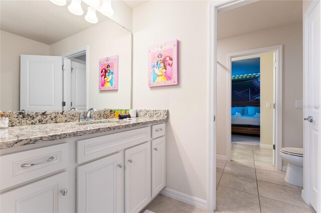 2161 Lelani Cir, Davenport, FL 33897 - bathroom featuring vanity and tile patterned floors