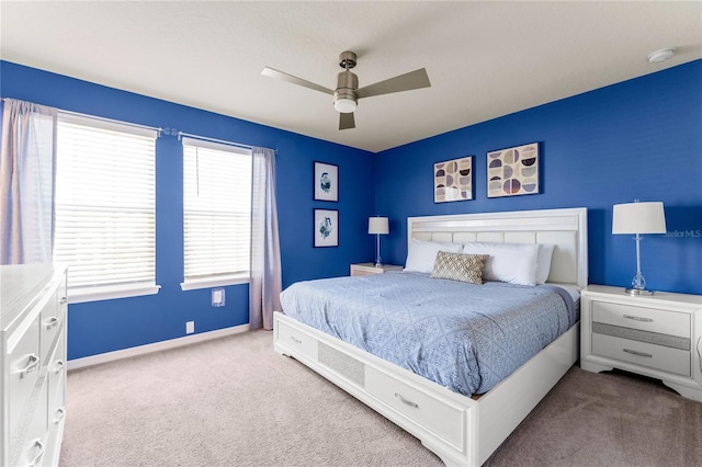 2161 Lelani Cir, Davenport, FL 33897 - carpeted bedroom featuring baseboards and ceiling fan
