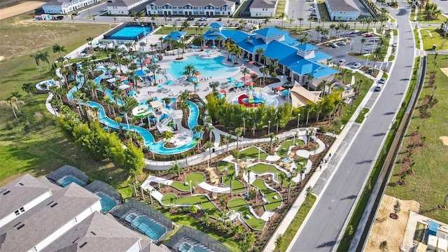 2161 Lelani Cir, Davenport, FL 33897 - aerial view of residential area with a pool