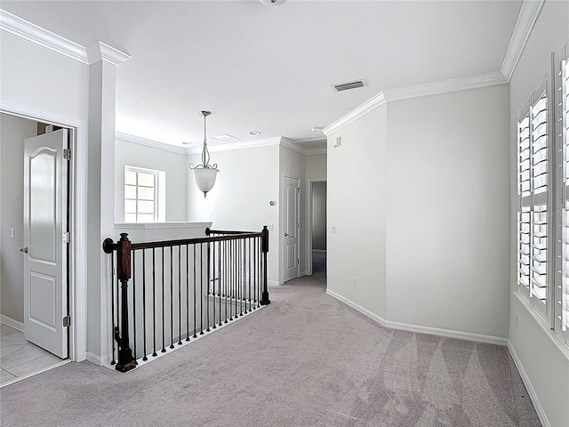 1513 Resolute St, Celebration, FL 34747 - carpeted spare room with ornamental molding and baseboards