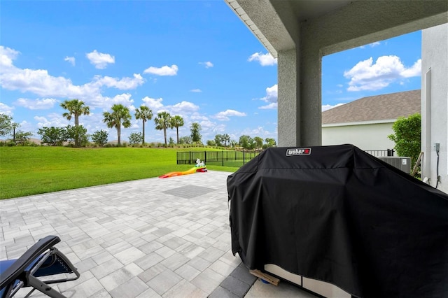 3255 Hilltop Cir, Bradenton, FL 34211 - view of patio with grilling area