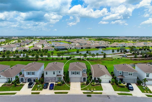 3255 Hilltop Cir, Bradenton, FL 34211 - aerial perspective of suburban area with a nearby body of water