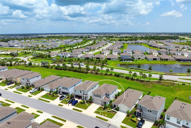 3255 Hilltop Cir, Bradenton, FL 34211 - aerial perspective of suburban area with a nearby body of water
