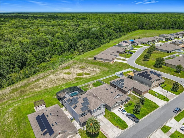 209 Willow Bend Dr, Davenport, FL 33897 - aerial view of residential area with a heavily wooded area
