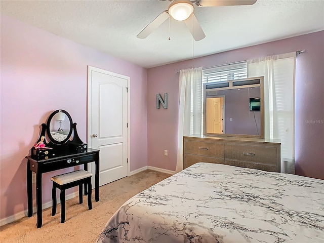 209 Willow Bend Dr, Davenport, FL 33897 - bedroom featuring carpet floors and ceiling fan