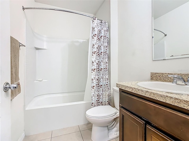 209 Willow Bend Dr, Davenport, FL 33897 - full bathroom featuring vanity, tile patterned flooring, and shower / tub combo