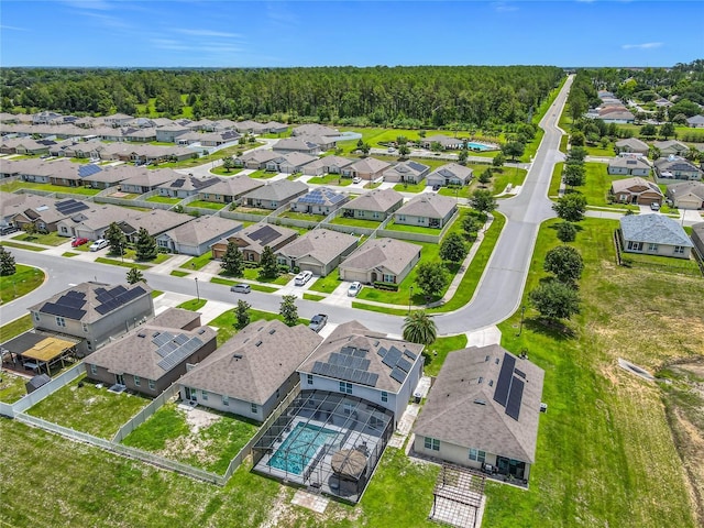 209 Willow Bend Dr, Davenport, FL 33897 - aerial perspective of suburban area with a forest