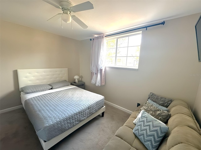 4151 Nelson Rd, Lake Wales, FL 33898 - carpeted bedroom featuring baseboards and ceiling fan