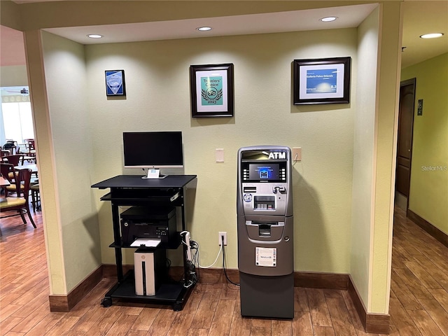 3000 Maingate Ln Unit 414, Kissimmee, FL 34747 - office featuring wood finished floors and recessed lighting