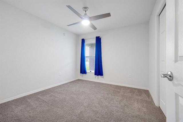 4505 Hummingbird Ln, Haines City, FL 33844 - carpeted empty room with a ceiling fan and baseboards
