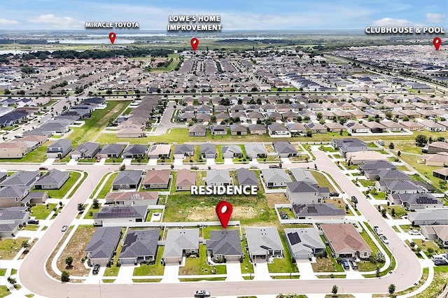 4505 Hummingbird Ln, Haines City, FL 33844 - aerial view of property's location featuring nearby suburban area