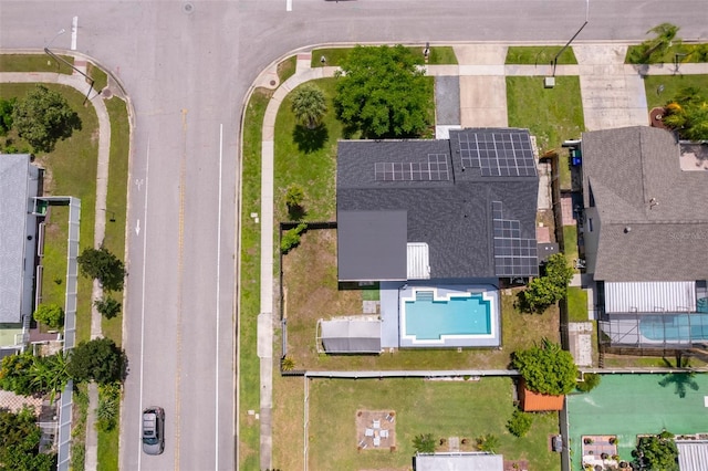 12104 Shallot St, Orlando, FL 32837 - drone / aerial view of a pool