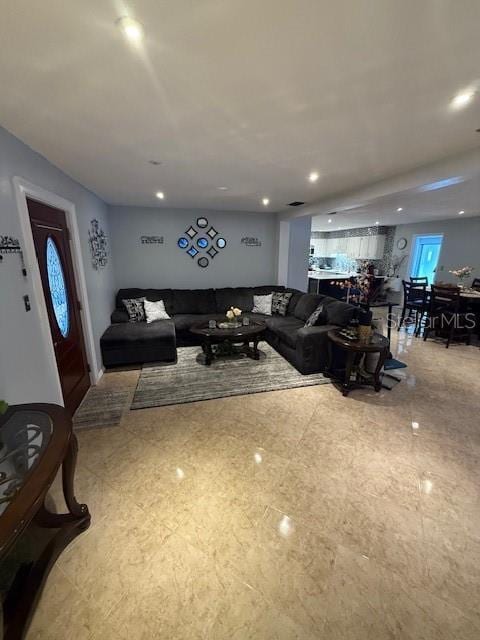 2013 Marilyn Ave, Winter Haven, FL 33881 - living room with recessed lighting