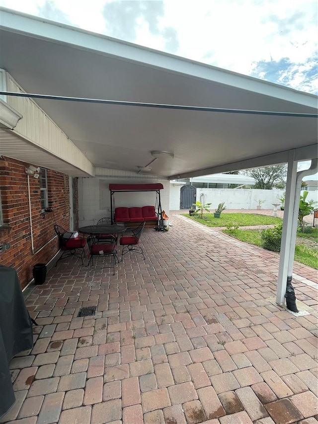 2013 Marilyn Ave, Winter Haven, FL 33881 - view of patio with outdoor dining area