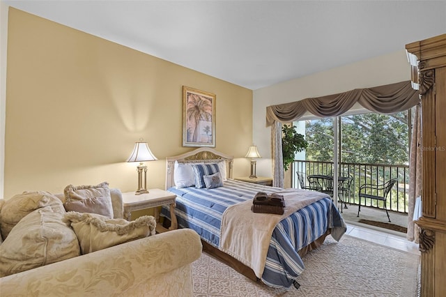 3111 Sun Lake Ct Unit B, Kissimmee, FL 34747 - tiled bedroom featuring access to outside
