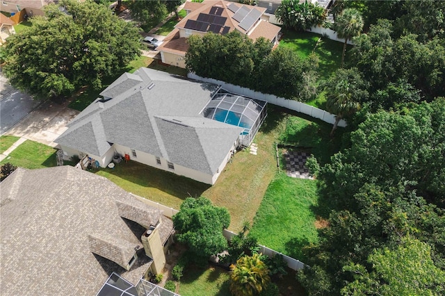 4428 Winding River Dr, Valrico, FL 33596 - view from above of property with a pool area