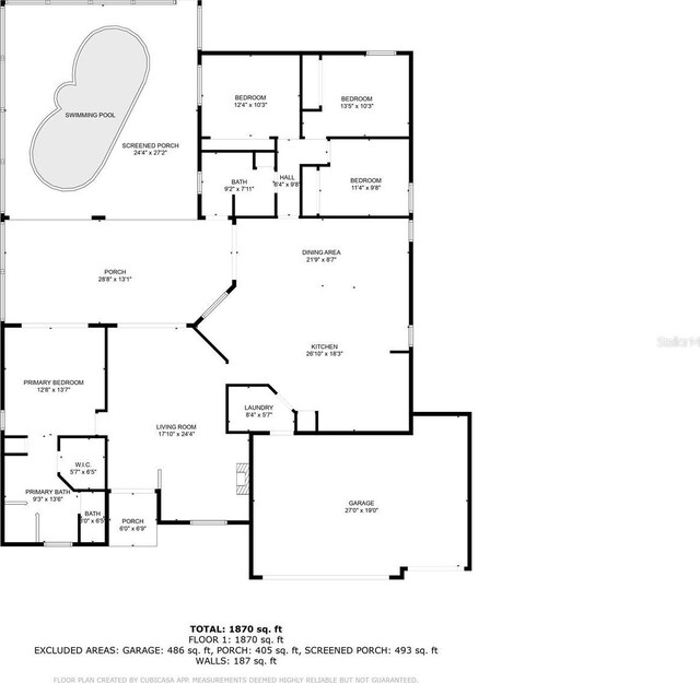 4428 Winding River Dr, Valrico, FL 33596 - view of room layout