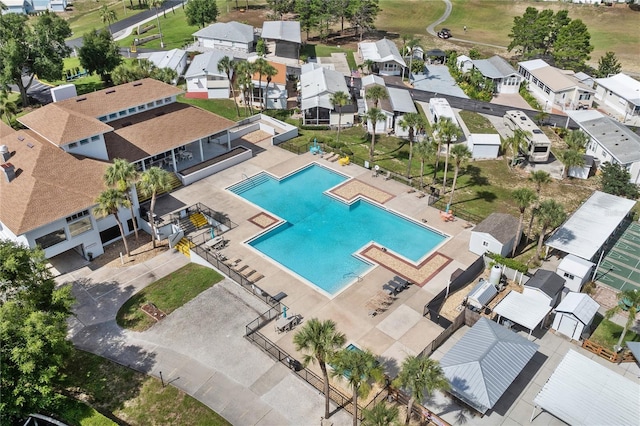 2343 St George Dr, Davenport, FL 33837 - aerial view of residential area featuring a pool