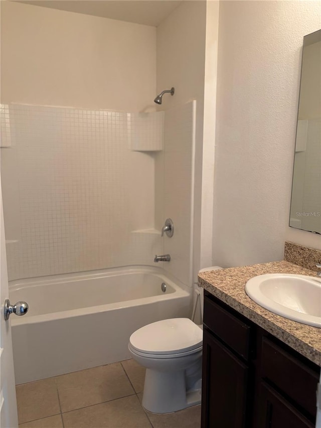 359 Arbor Lakes Dr, Davenport, FL 33896 - bathroom featuring vanity, tile patterned floors, and  shower combination