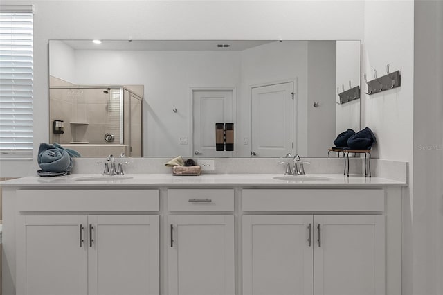 2759 Slash Way, Saint Cloud, FL 34771 - bathroom featuring a shower stall and double vanity