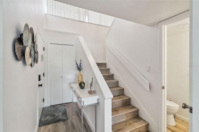 4570 Tower Pine Rd Ge, Unit Ge, Orlando, FL 32839 - entryway with wood finished floors and stairway
