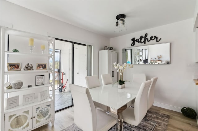 4570 Tower Pine Rd Ge, Unit Ge, Orlando, FL 32839 - dining space with light wood finished floors and baseboards