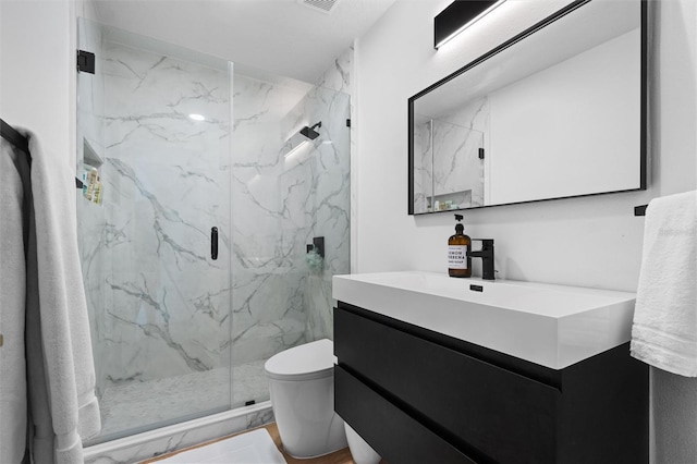 933 Jasmine St, Celebration, FL 34747 - full bath featuring vanity and a marble finish shower