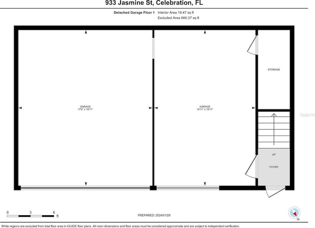 933 Jasmine St, Celebration, FL 34747 - view of floor plan / room layout