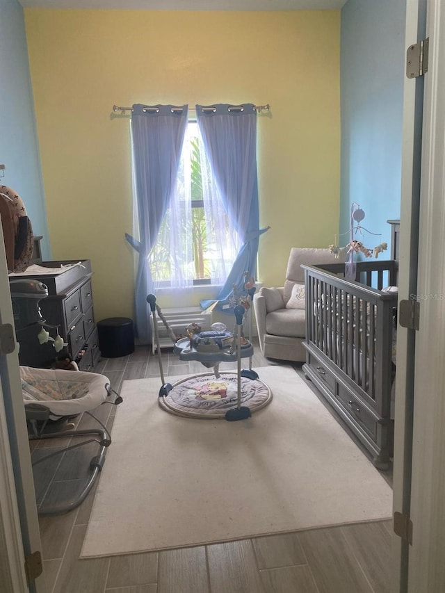 2408 Conroy Ave N, Lehigh Acres, FL 33971 - bedroom with wood tiled floors