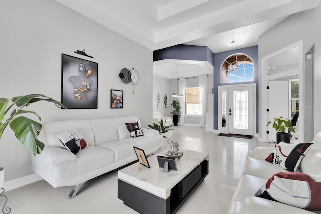 2402 Raven Croft Ct, Orlando, FL 32837 - living room with light tile patterned floors