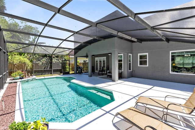 716 Timberwilde Ave, Winter Springs, FL 32708 - view of pool with french doors, a patio area, and a lanai