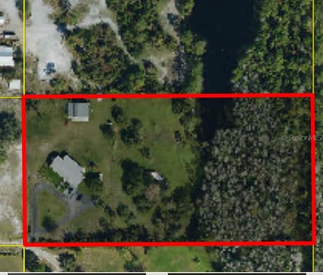 4361 Albritton Rd, Saint Cloud, FL 34772 - map / location featuring property parcel outlined